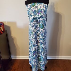 Paisley halter dress, Never Worn Size 14/16
